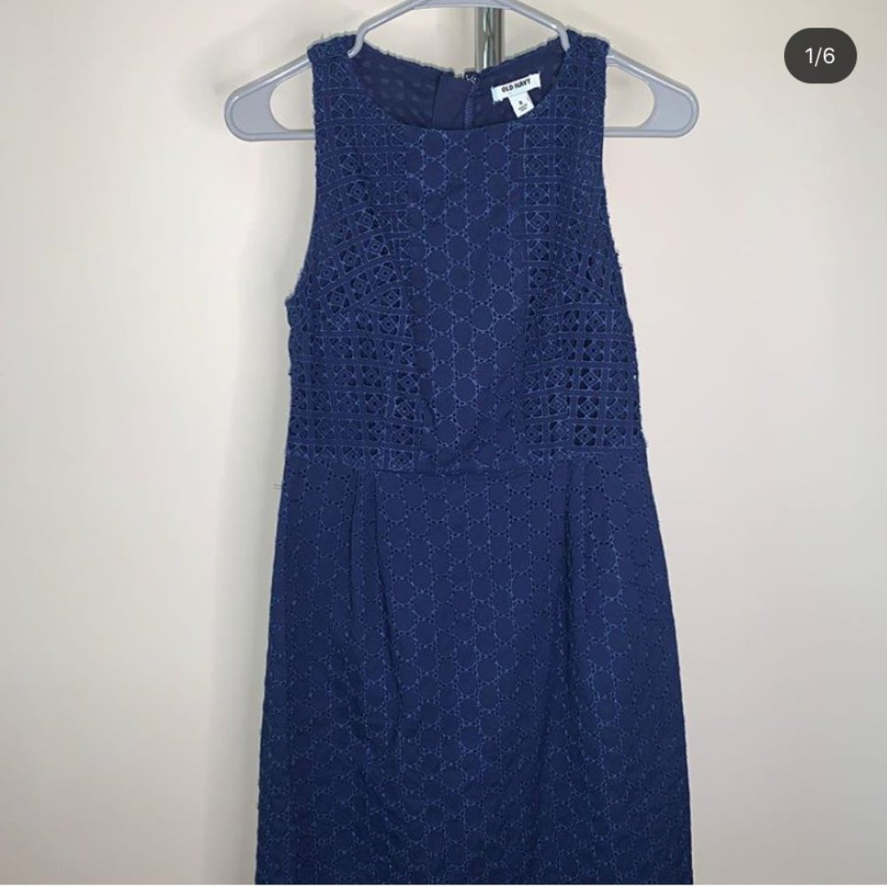 Old Navy blue case dress